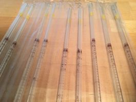Mess Pipetten 0,5 Hirschmann neu 9 Stück