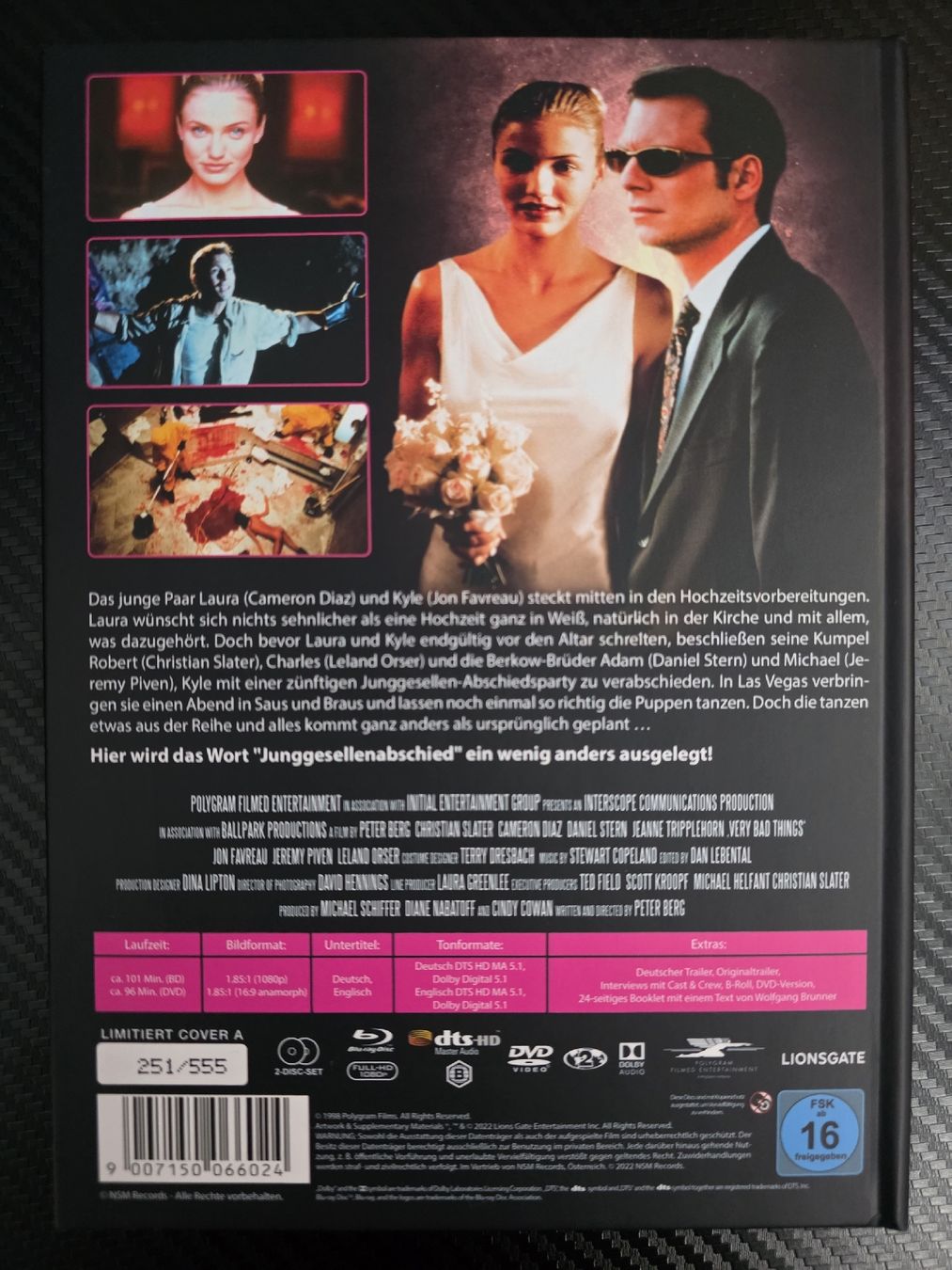Tutti i DVDs: Very Bad Things BluRay Mediabook – Usato da Birmensdorf ZH venduto da Remubi 1