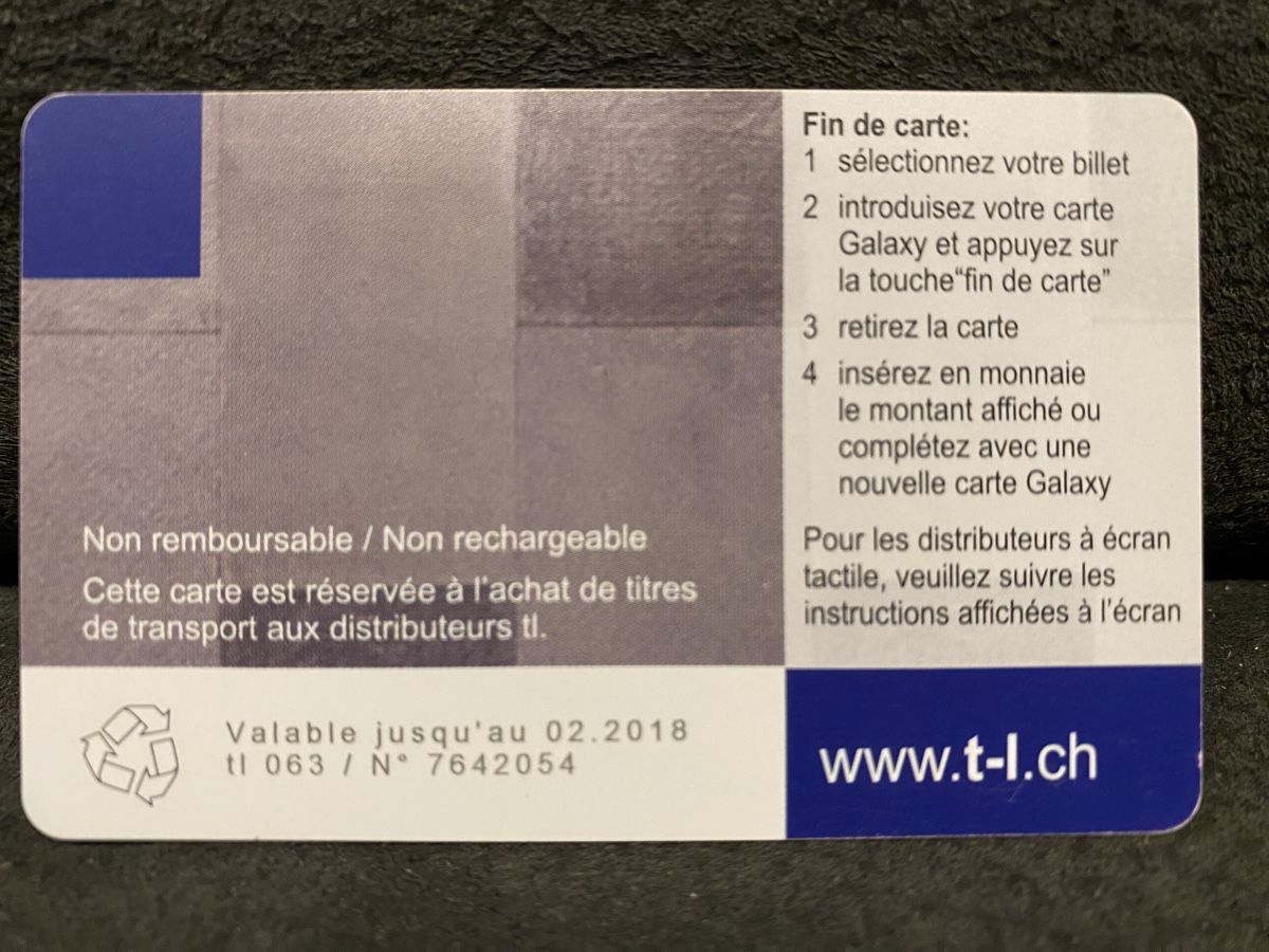 Schede telefoniche: Carte TL 063 – Usato da Lausanne venduto da babacard10 1