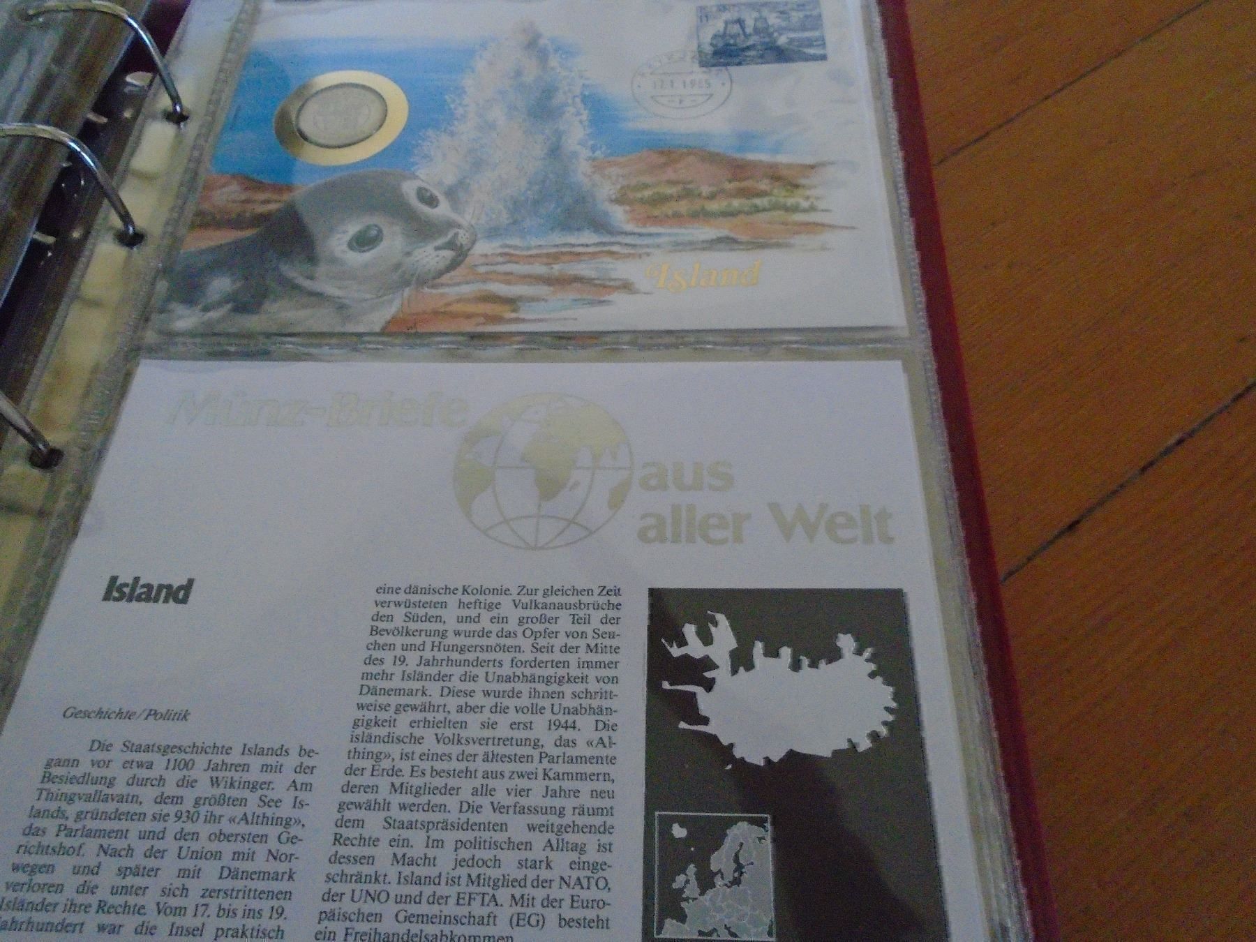 Tutti le monete: Münzbrief Island – Usato da Olten venduto da Disc-Verkauf