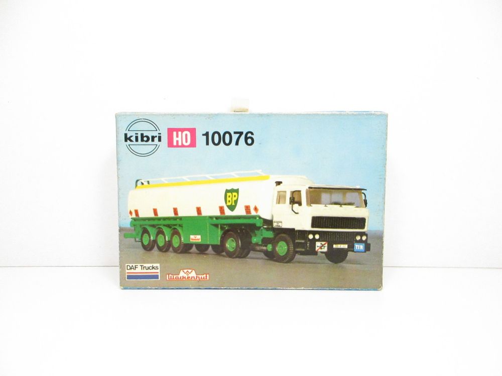 Kibri Modelleisenbahnen: Kibri H0 10076 DAF Tanksattelauflieger BP – Neu und originalverpackt aus Olten von Heinrich875