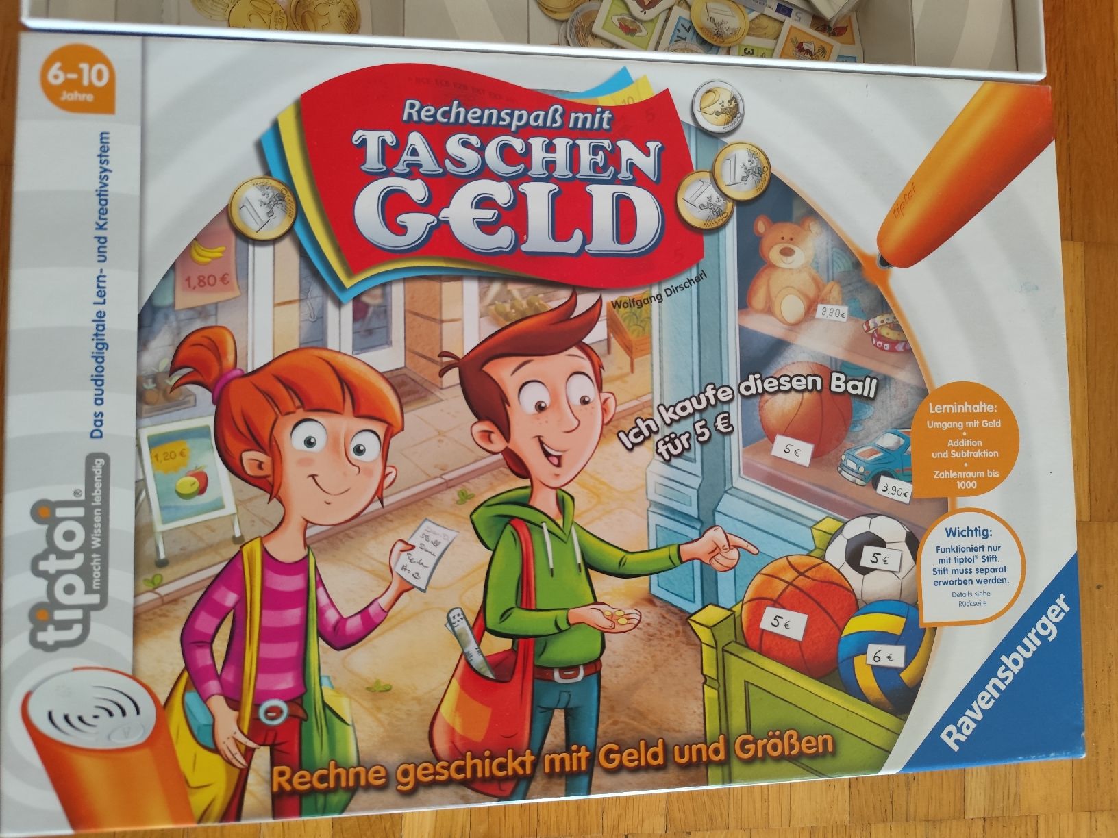 Tiptoi Giochi: Rechenspass mit Taschengeld, Lernspiel! – Usato da Watt venduto da sirih3
