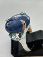 Ring Silber 925 mit blauem Stein