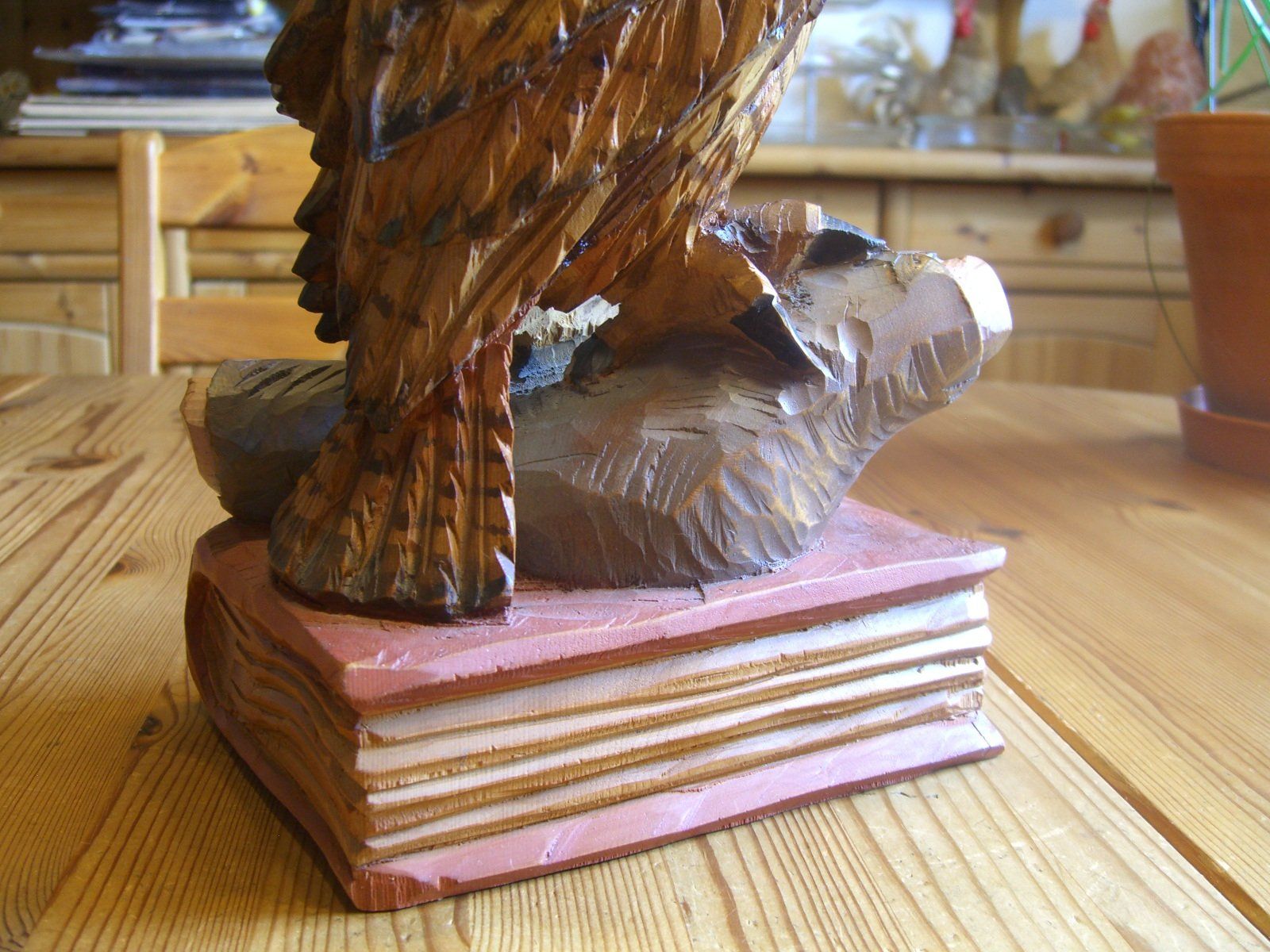 Sculture & Statue: wunderschöne, handgeschnitzte Eulen Skulptur a.d.Schwarzwald – Usato da Winterthur venduto da Gaia 8