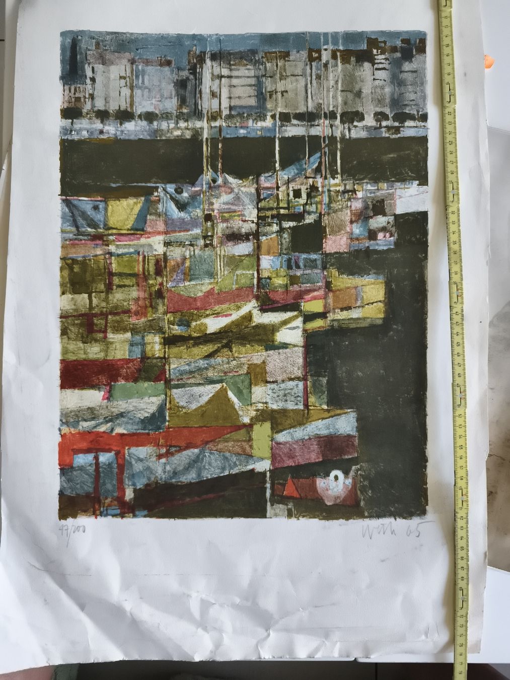 Arts picturaux & lithographies: Lithographie signée et numérotée 47/200, 1965 Witch  – D'occasion à Prilly par jor_x27s