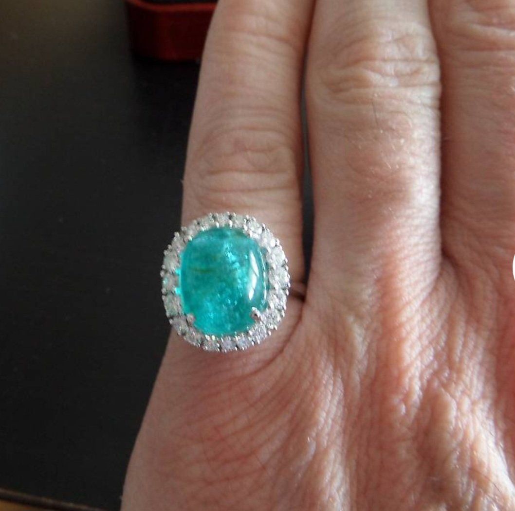 Anelli: Wunderschöne Tourmaline aus Brazilien – Nuovo e nell'imballaggio originale da KLOTEN venduto da Luxurious-Shop