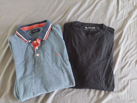 2 T-SHIRT GR. XL *JACK&JONES*