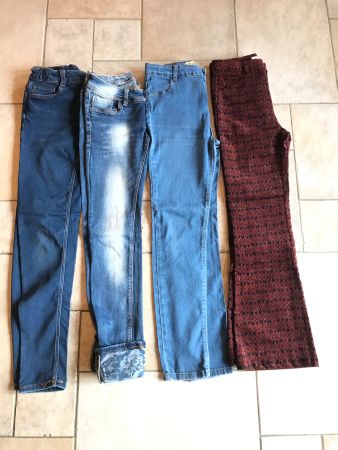 Mädchenhosen 4 Stück, 164cm, 13-14 Jahre