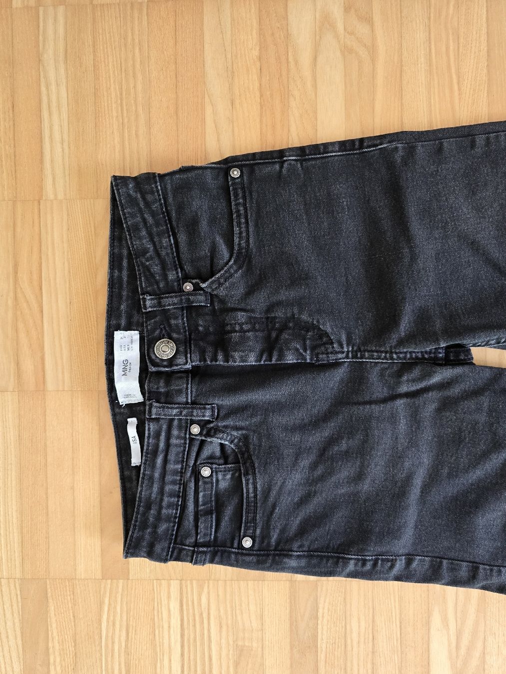 Jeans: Mango Jeans, dunkelgrau bis schwarz, Grösse 34 – Usato da St. Gallen venduto da A.W.128 4