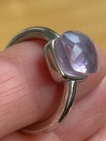 Luxus Elegante Gr.17/7 Ring Farbe: Silber / Rosa
