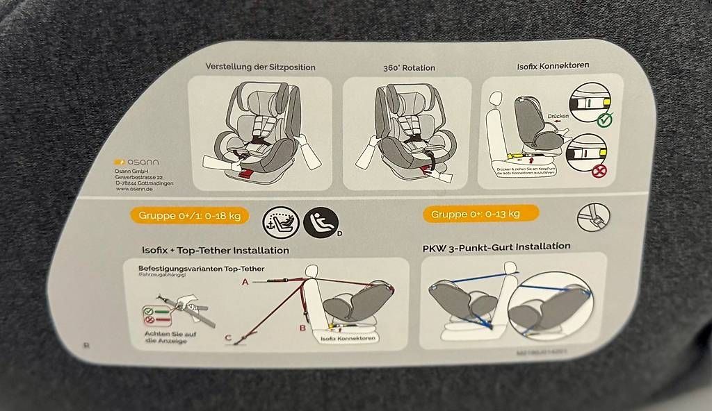 Osann Seggiolini per auto: Kinderautositz – Usato da Horgen venduto da 4955 3