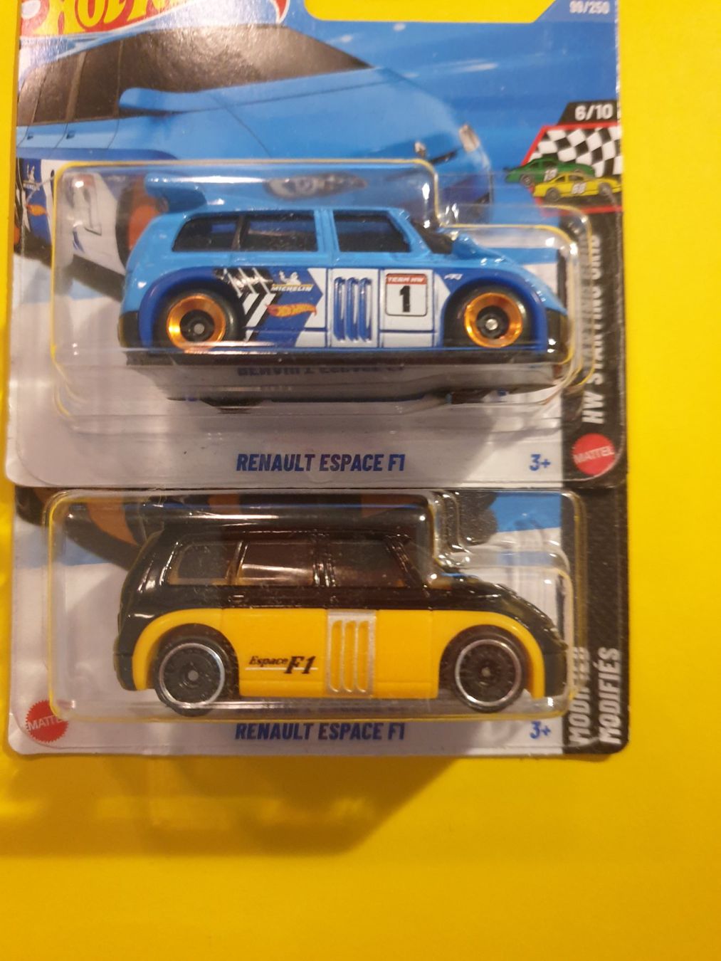 Hot Wheels Modellini d'auto: 2 x Hot Wheels RENAULT ESPACE F1 – Nuovo e nell'imballaggio originale da Oftringen venduto da Rotor 1