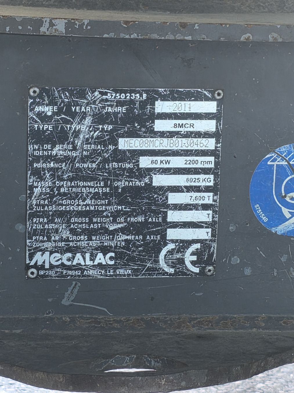 Bagger: Raupenbagger Bagger Mecalac 8MCR – Gebraucht aus Gamsen von Melo89 9