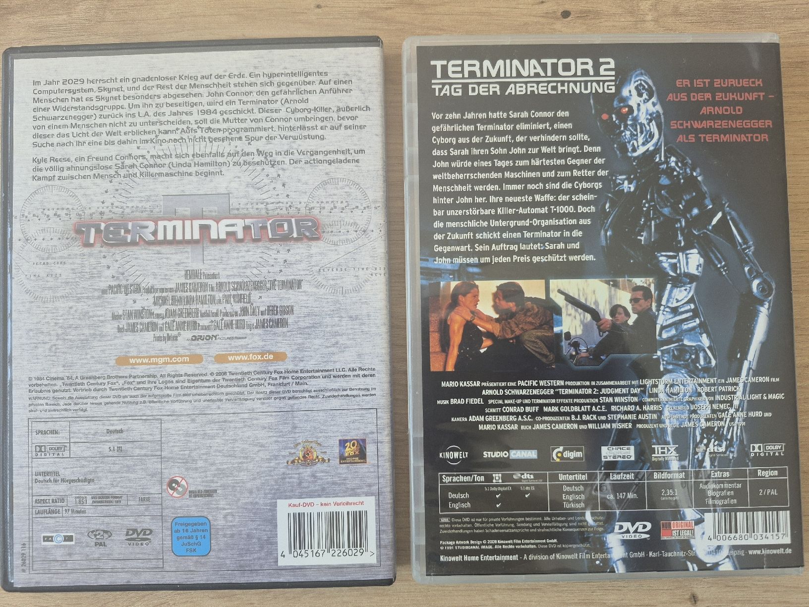 Tous les DVDs: Terminator 1 & 2 DVD  – D'occasion à Oberembrach par Kady638 1