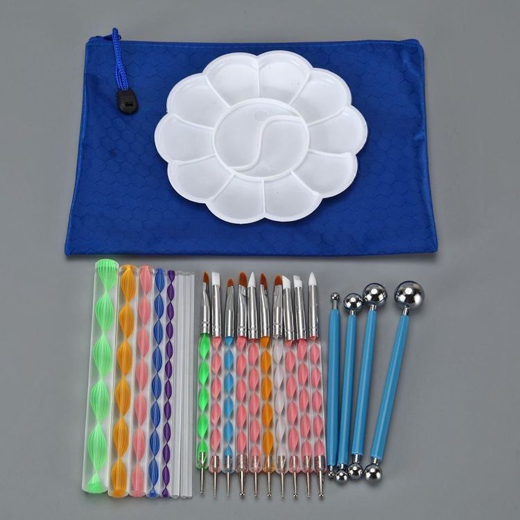 Mandala Punktier-Werkzeuge Set - 5 Doppelseitige Dotting Tools Für Steine & Basteln