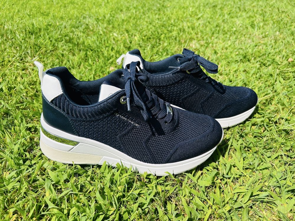 Scarpe Da Ginnastica Donna TOM TAILOR 3292410 - Sneakers In Tessuto, Suola Morbida, Colore Nero - 3