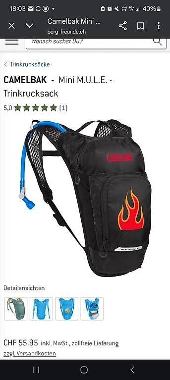 Zaini: Kinderrucksack Camelbak ungebraucht – Usato da Brunnen venduto da Rodge 2