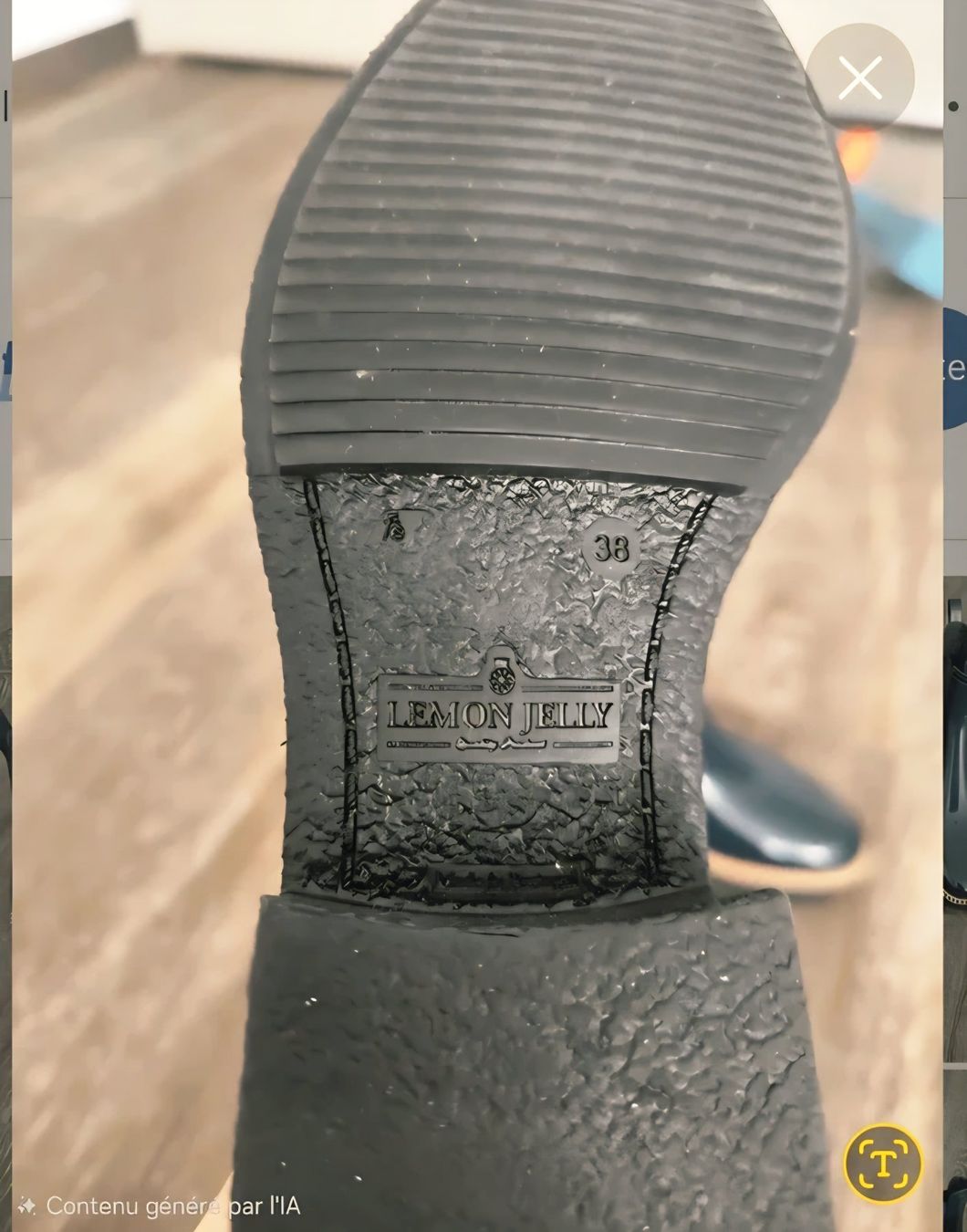 Lemon Jelly Scarpe da donna: Bottes de pluie bleu marine – Nuovo (secondo la descrizione) da Duillier venduto da Stefsy 3