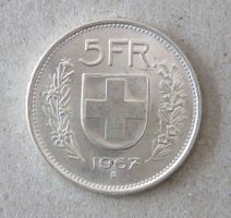 Fr. 5.-  1967  Silber