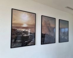 3 Stk. Bilderrahmen schwarz, 50x70cm