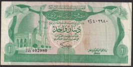 Libyen 1 Dinar 1981