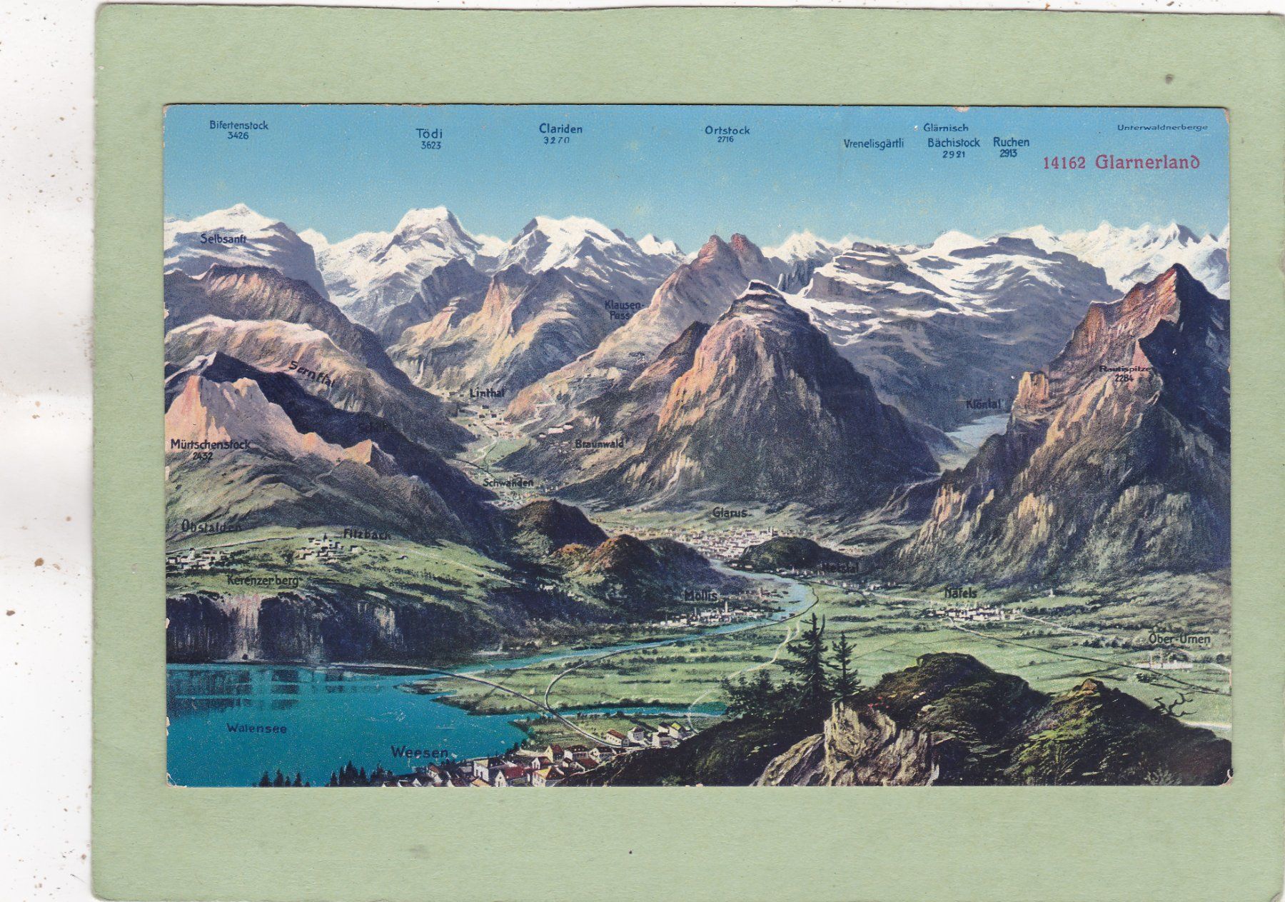Cartoline postali: Glarnerland – Usato da Herisau venduto da Lisegrat2008