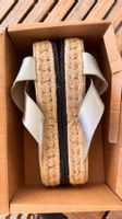 Espadrij L'originale! Sandalen silber Gr. 38 (ungetragen)