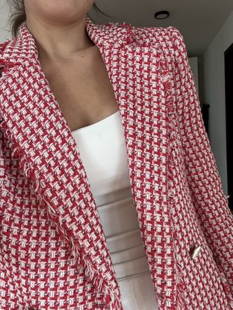 Blazer kariert rot