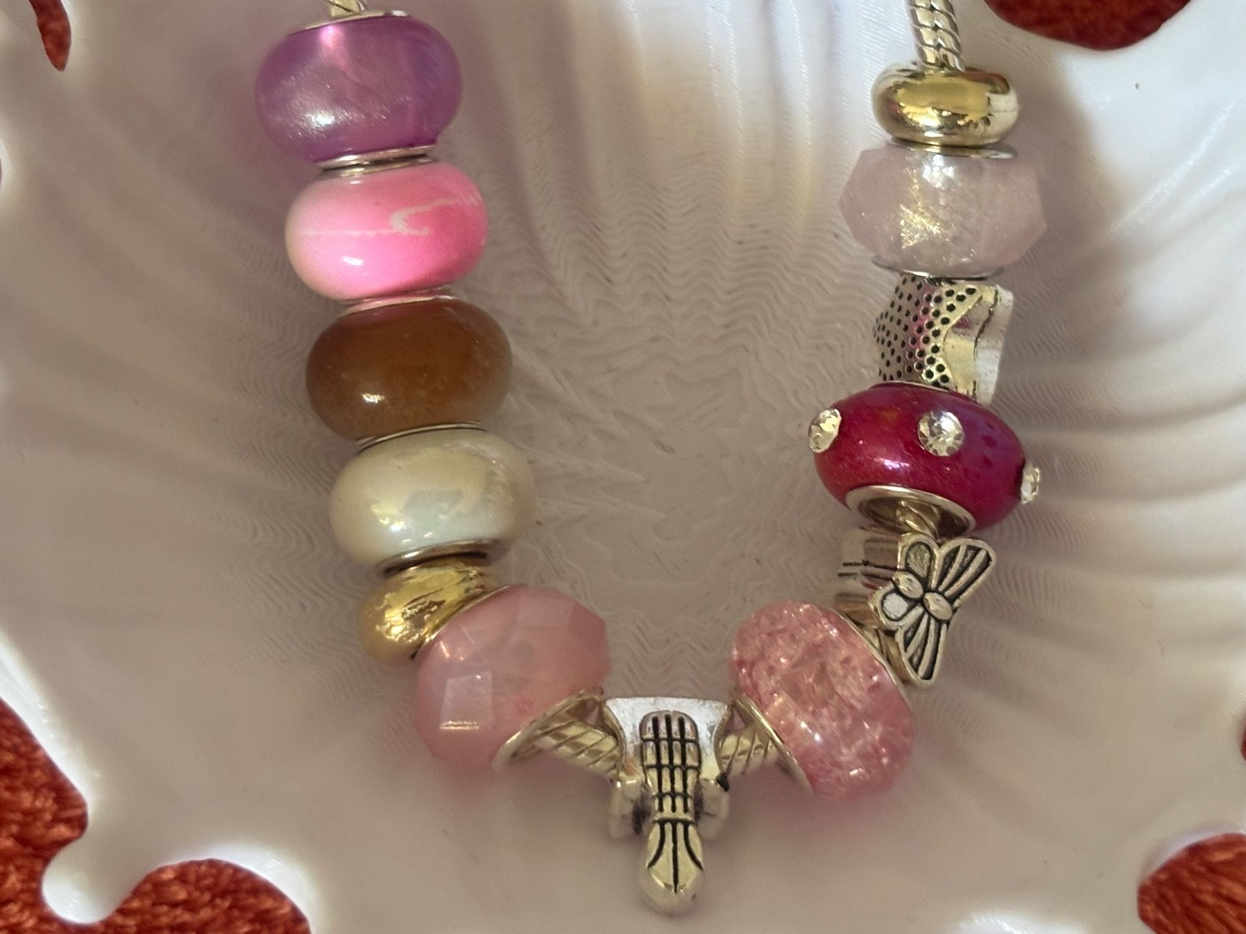 Bracciali & Braccialetti: Luxus Elegante 20 cm Armband/Beads Farbe :Silber/Multicolore – Nuovo (secondo la descrizione) da Biel-Bienne venduto da Roserosse13 4