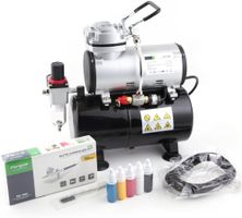 Airbrush Kompressor Komplett set Mächtig Luftstrom