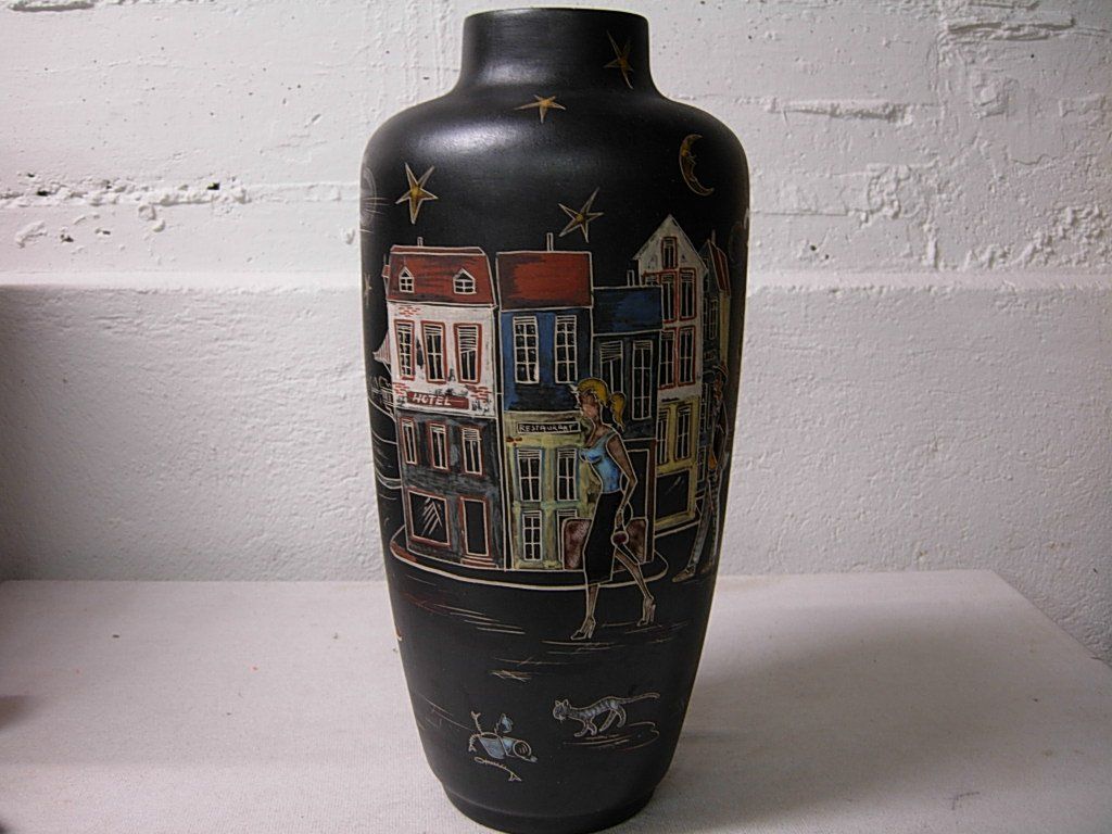 Vase & Récipients: Designer Prunkvase um 1955-H.Welling – D'occasion à Luzern par Lucernauno