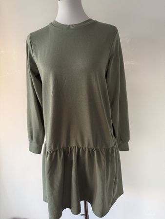 JDY Sweatkleid Gr. XS olivgrün neuwertig 2023