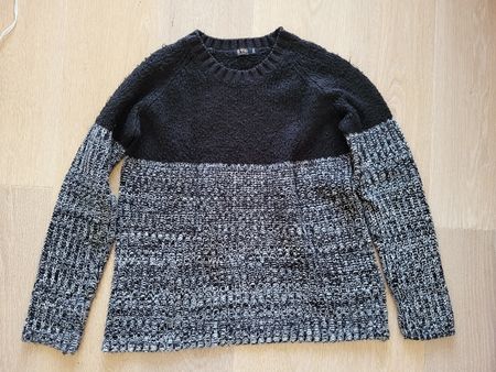 Warmer Winter-Pullover von WE ❤️ KNIT Clockhouse M schwarz