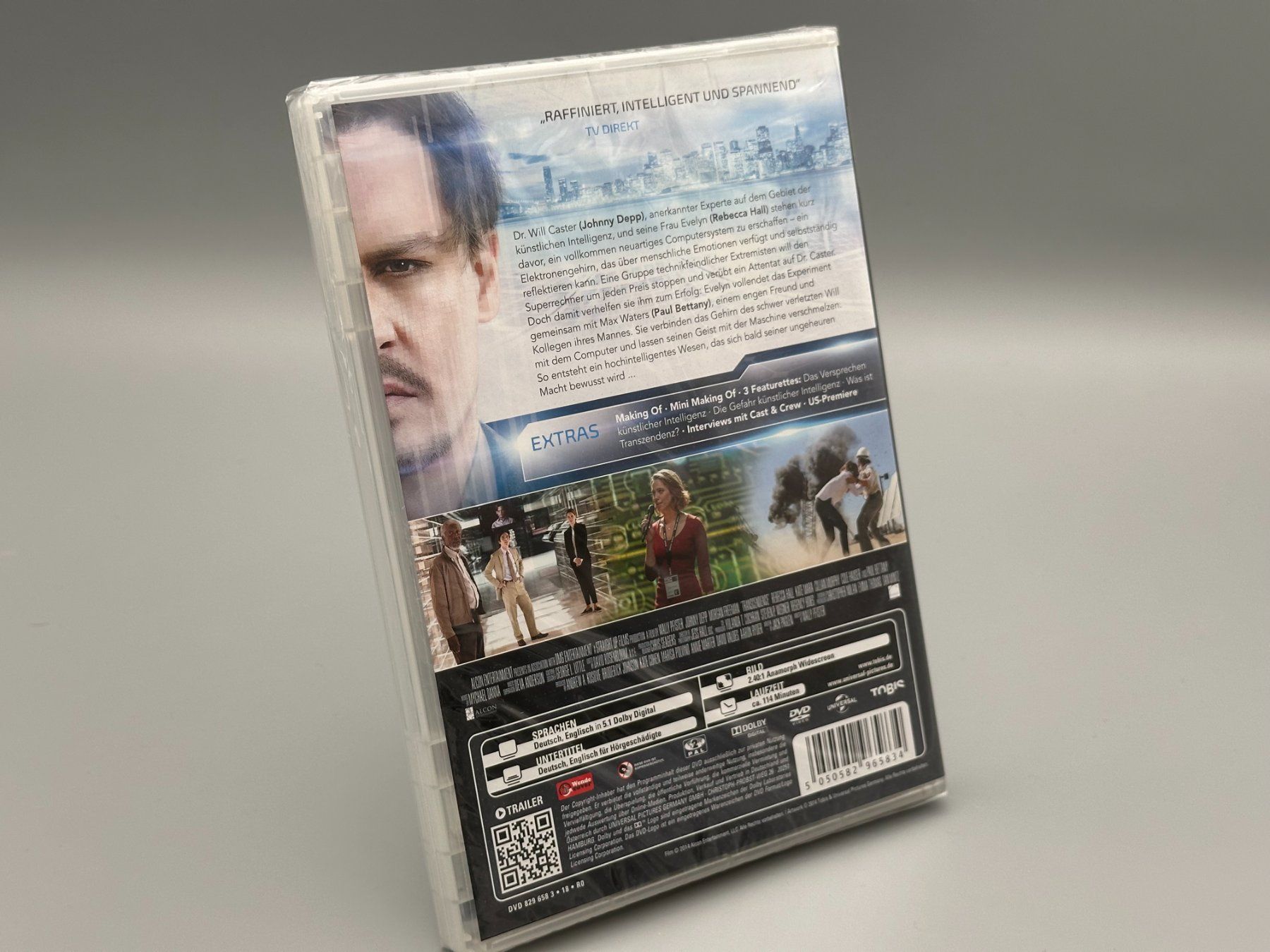 Tutti i DVDs: Transcendence DVD mit Johnny Depp neu OVP – Nuovo e nell'imballaggio originale da Schlieren venduto da selected_goods 1