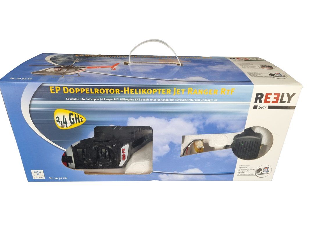 Reely Modellismo RC: REELY SKY Jet Ranger Doppelrotor-Helikopter – Usato da Wangen b. Olten venduto da Restwert_Wangen 6