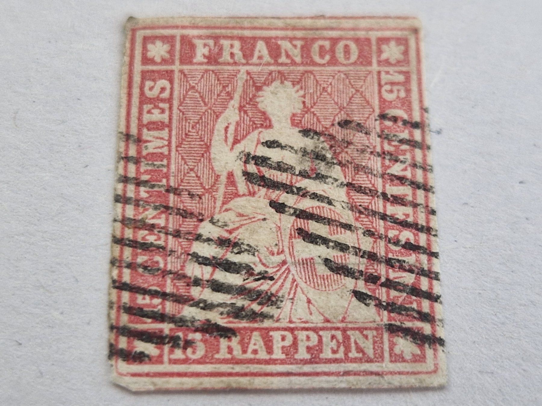Alle Briefmarken: Strubel 24A, ab 1.- – Gebraucht aus Burgdorf von Glossy01