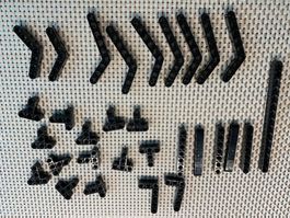 Lego Technik schwarze runde Lochbalken 42070
