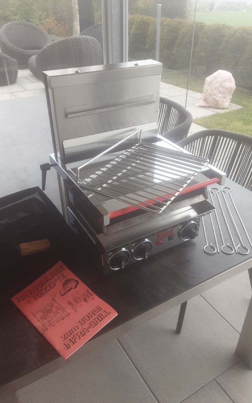 Griglie: BÜRGI INFRA GRILL 230V – Usato da Ueberstorf venduto da Erikali333