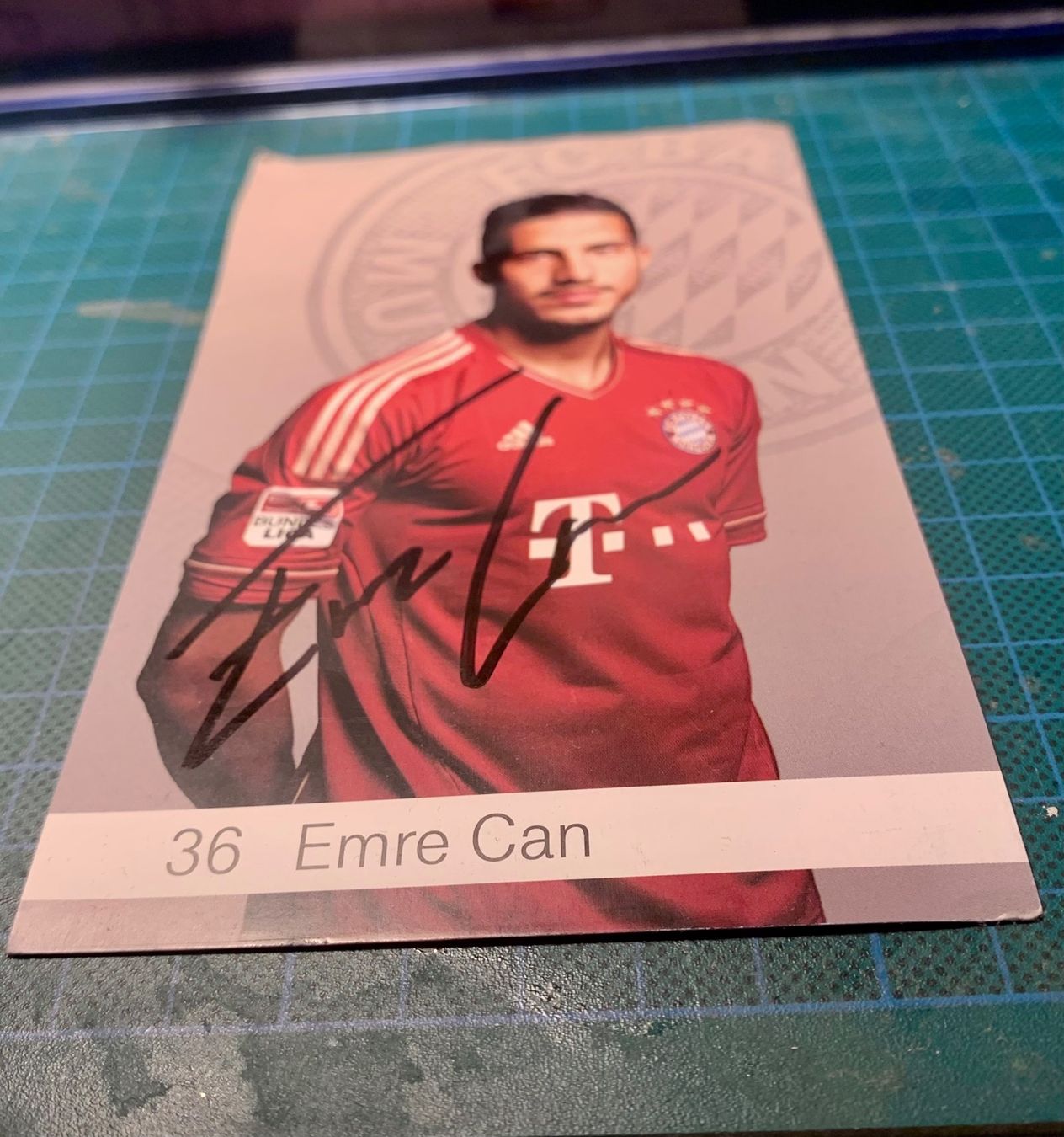 Autografi: Emre Can Autogrammkarte (2012/2013) – Usato da Winterthur venduto da Dawinchi 1