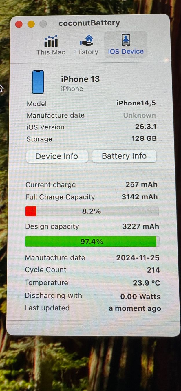 Apple Handys / Smartphones: iPhone 13 128GB Akku 97% – Defekt aus Adliswil von Busys 2