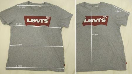 T-Shirt LEVI’S Gris, logo rouge