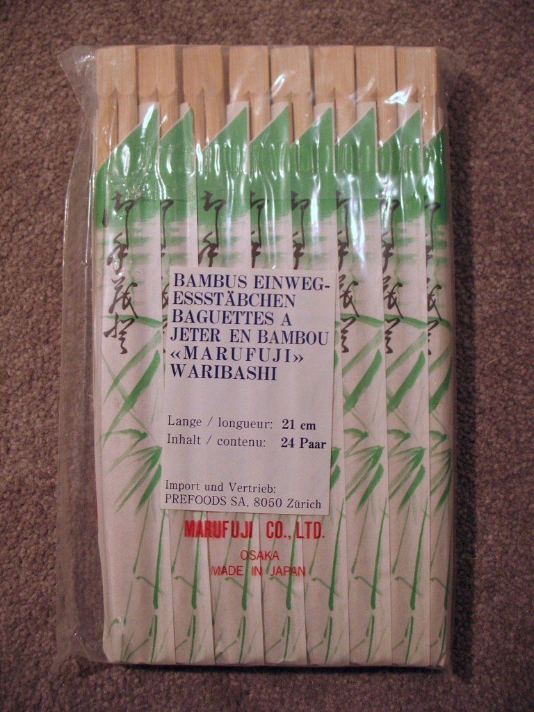 Bestecksets: Bambus Einweg Ess-Stäbchen Chop Sticks stabil nachhaltig – Neu (gemäss Beschreibung) aus Wil ZH von Arbolero 4