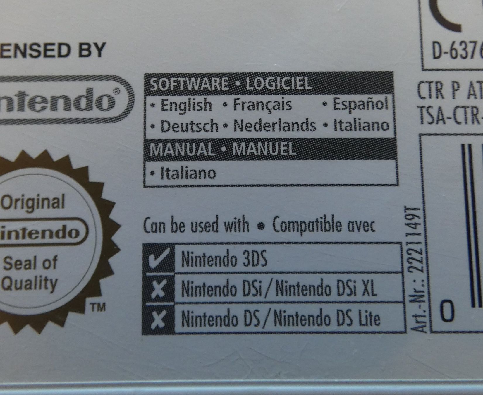 Nintendo Spiele: Nintendo 3DS - TETRIS – Gebraucht aus La Sarraz von classicworldcoins 2