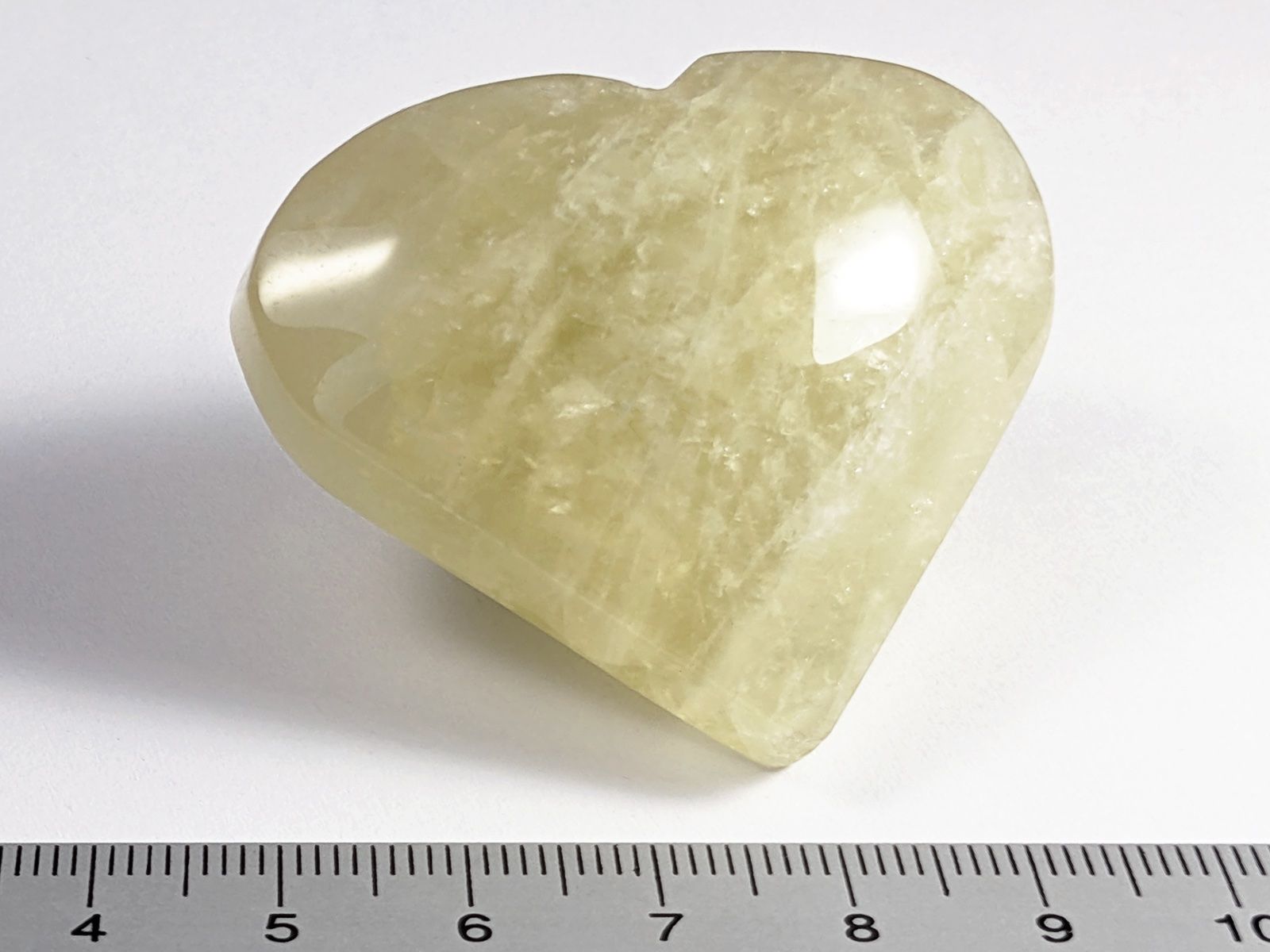 Minerali & Pietre curative: Limonenquarz Herz 48mm  52 Gramm – Nuovo e nell'imballaggio originale da Meilen venduto da StoneGarden