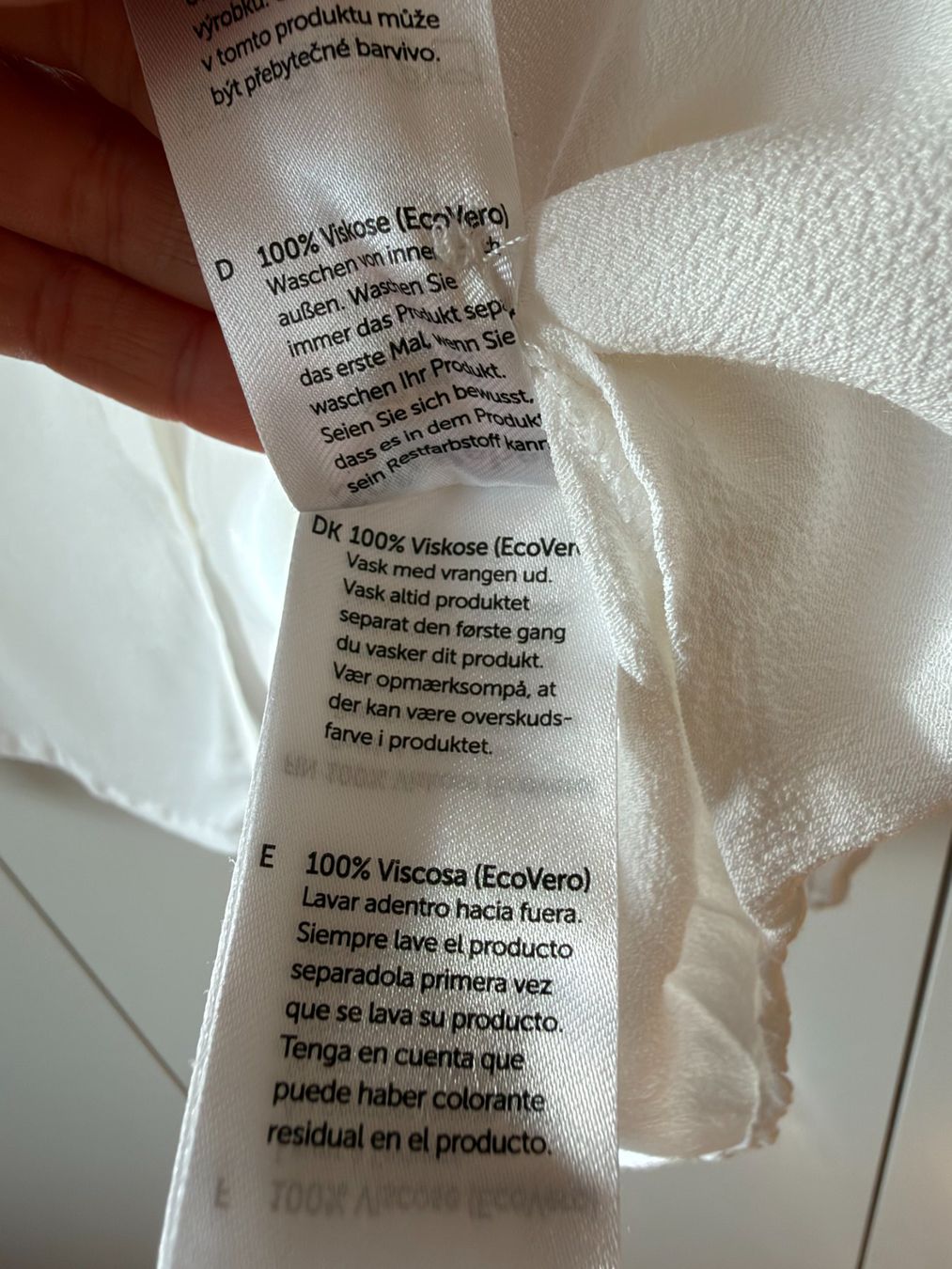 Blusen: Soft Rebels Bluse weiss, EcoVero-Viskose, Gr. M – Gebraucht aus Neukirch an der Thur von foundby. 5