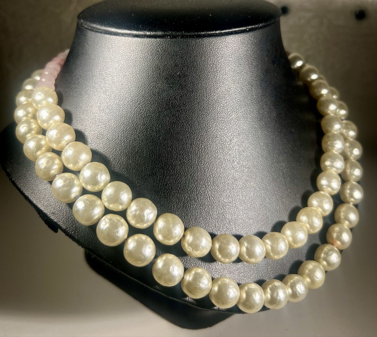 Ketten: Collier de perles vintage double rangs à gros fermoir – Neu (gemäss Beschreibung) aus Genève von DELIRBEADS 8