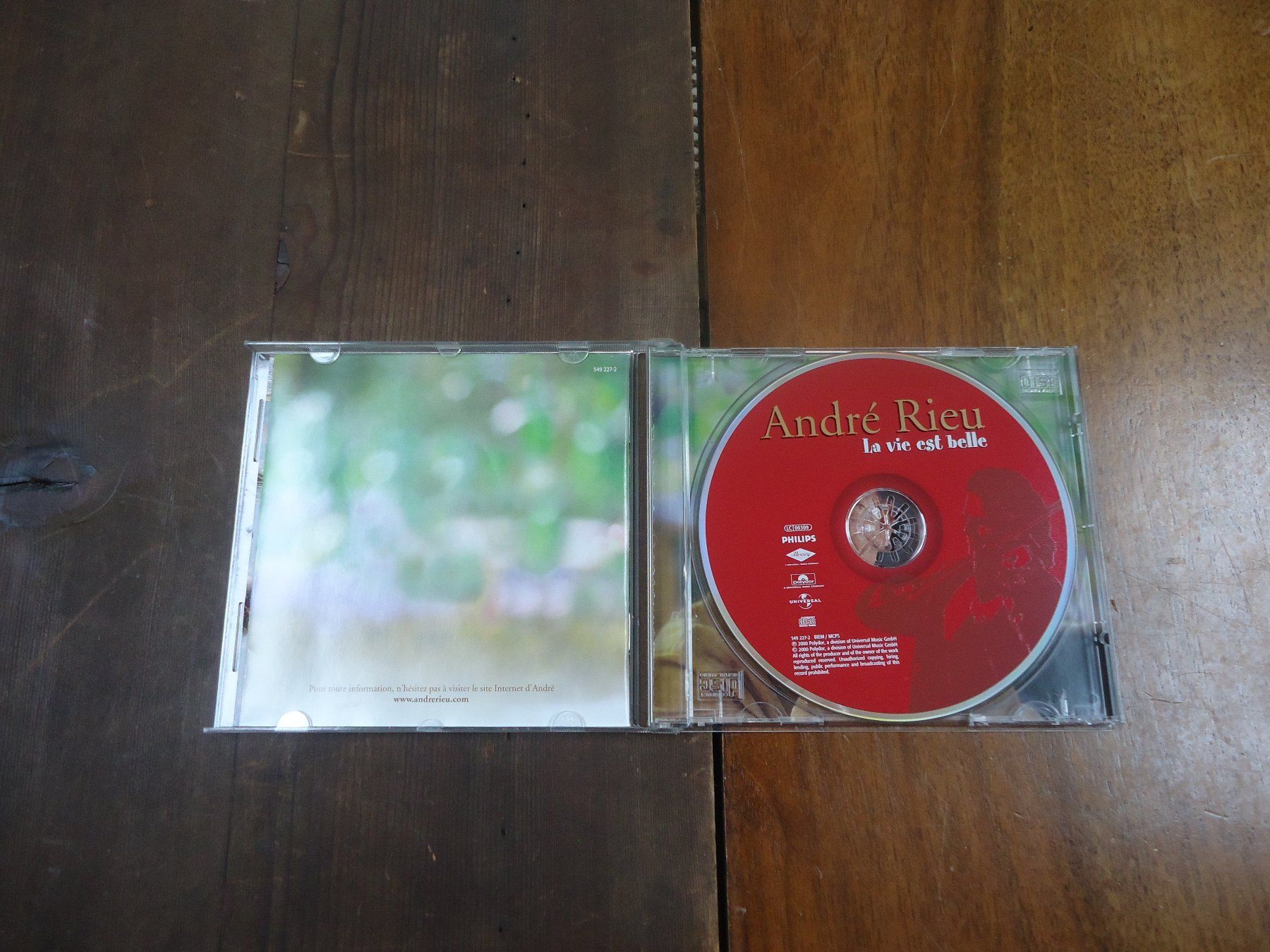 CD: André Rieu - La vie est belle – Usato da Vessy venduto da mafabe 2