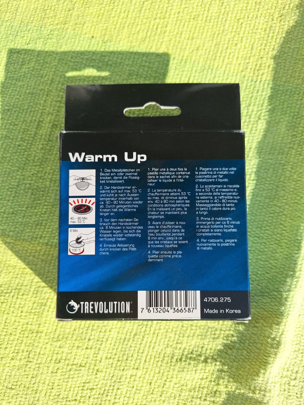 Altro in  Abbigliamento & Accessori: Trevolution Handwärmer – Nuovo e nell'imballaggio originale da Ipsach venduto da nik_6hkj 1