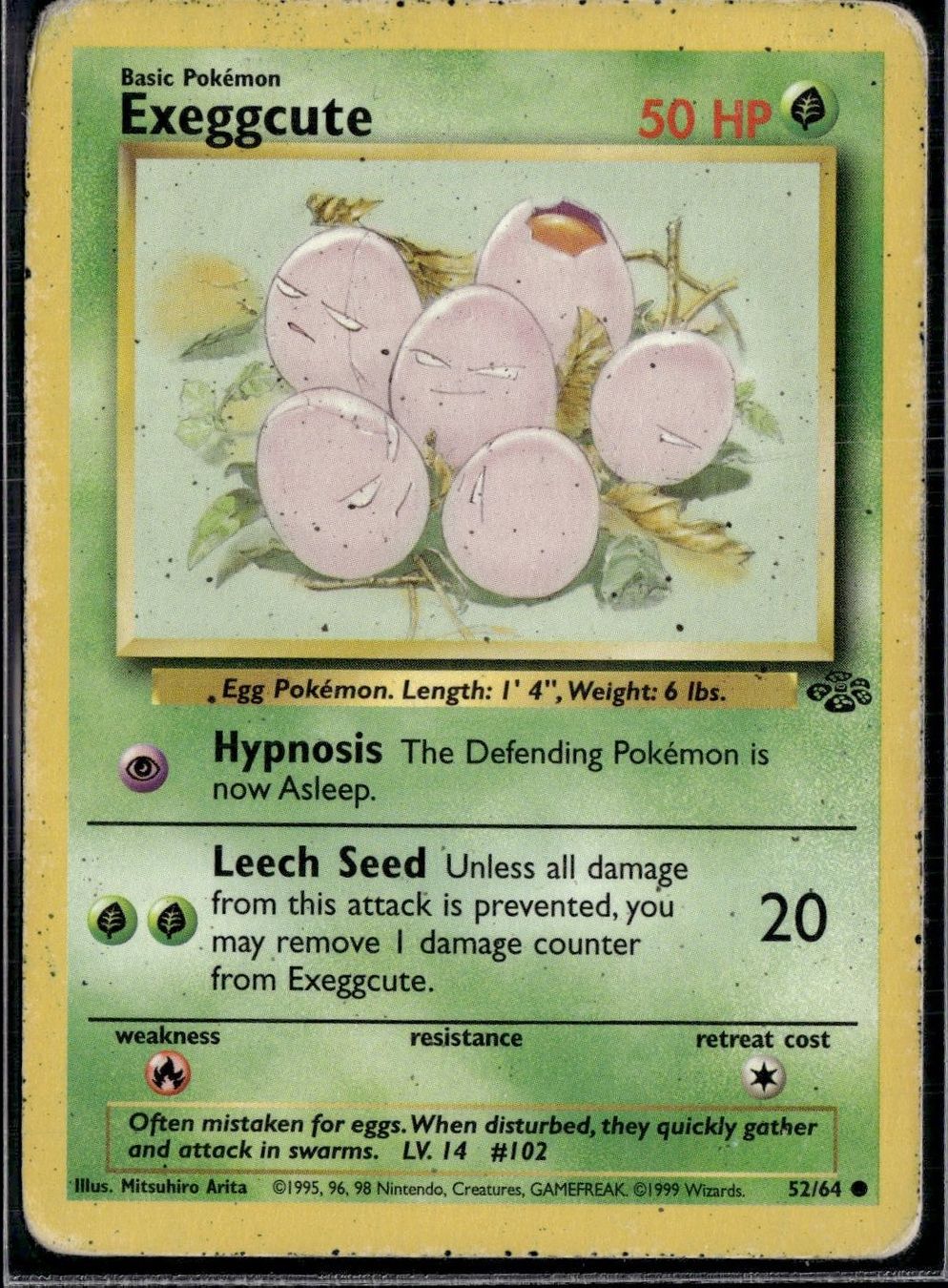Pokémon Sammelbilder & Trading cards: exeggcute 52/64 Jungle – Gebraucht aus Zürich von pokemon_cards