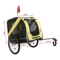 Hunde Fahrradanhänger mit Fliegengitter